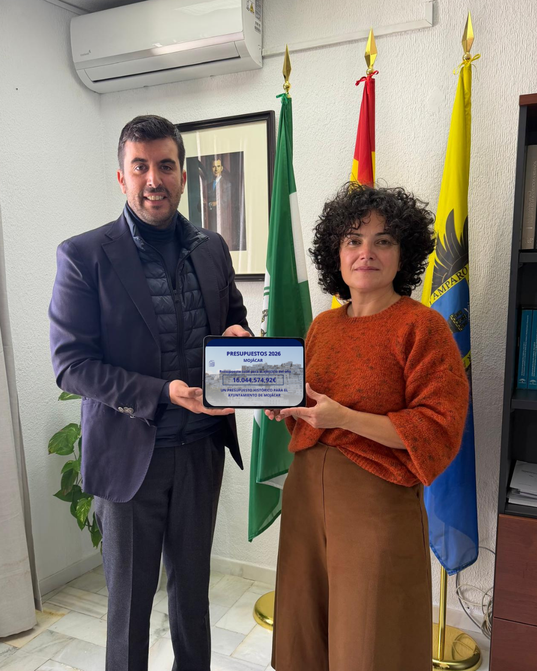 Mojácar Council has approved the Municipal Budget for the 2026 financial year with the votes in favour of the Popular Group